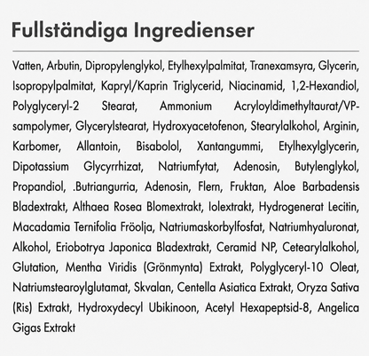 Miran - Arbutin 7% Koreanska läkare vet att det är det som fungerar
